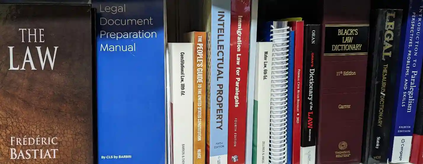 Image of our legal books